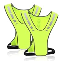 flintronic 1PCS Laufweste, Warnweste Fahrrad, Reflektorweste Laufwes, Reflektierende Warnweste, für Damen Herren Kinder, für Joggen, Fahrrad, Für Damen & Herren, Atmungsaktiv, Leicht