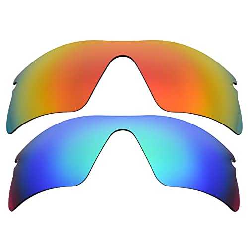 Objectifs Oakley Radar Range rouge vert de remplacement pour lunettes de soleil sport outdoor