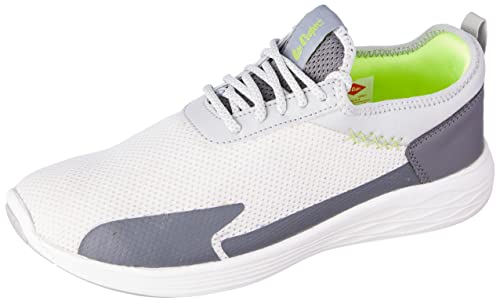 Lee Cooper LC4155L Men's Lightweight Leather Lace-Up Sports Shoes | Super Flexible, Breathable & Comfortable for Running, Walking & Everyday Wear_41EU_7UK