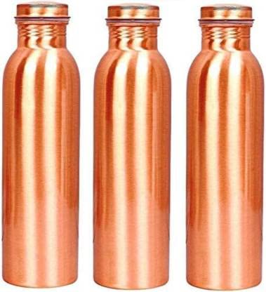 Copper Water Bottle pack of 3 Copper water bottle combo 1000 ml Bottle Pack of 3 Copper Copper