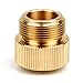TECKEEN Outdoor Camping Copper Stove Burner Canister Gas Tank Connector Adapter Head for MAPP Gas Tank