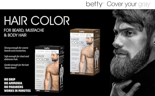 Betty Cover Your Gray Color Rubio para Barba y Bigote miniatura 7