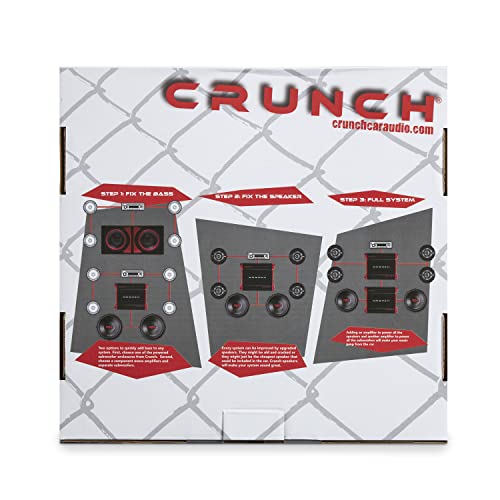 Crunch PX-1000.2 2 Channel 1000 Watt Amp Car Audio Stereo Amplifier And Mtx 12 Inch 1200 Watt Car Audio Dual Loaded Subwoofer Box Enclosure thumb #8