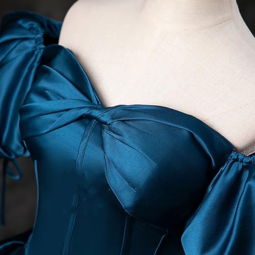 Guaiyumo Off The shoulder Victorian Style Southern Belle Ball Gown Puff Long Sleeve Princess Lolita Tea Dress Rococo Dress