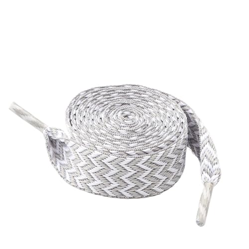 IRGVJIFR Cordones para Zapatos Cordones planos for zapatillas deportivas, 1 par, ancho 1,5 cm/2 cm/3 cm, largo 120/140/160 cm, accesorios for zapatos.(Gray01,120cm)