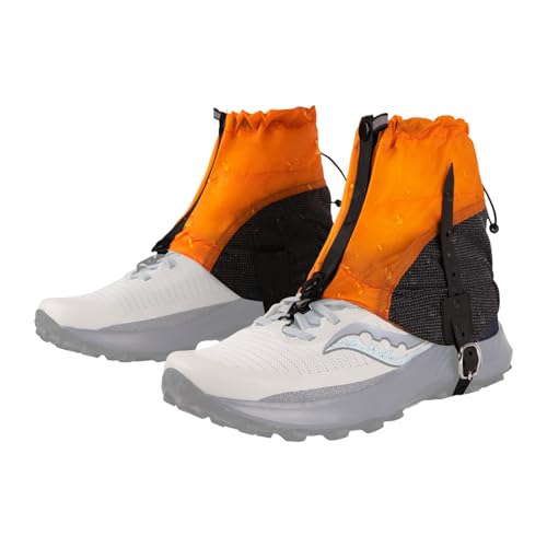 Guêtres légères imperméables de randonnée élastiques pour chaussures trail