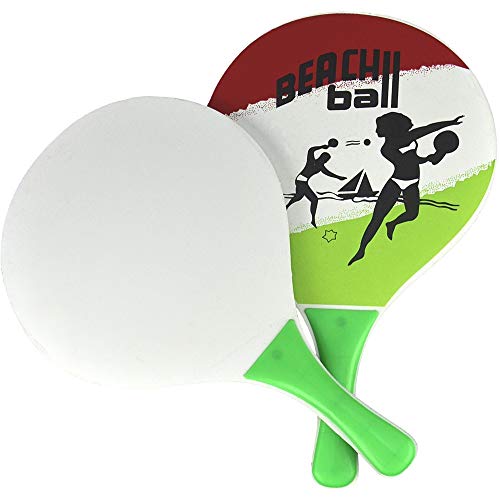 Kit Frescobol 2 Raquetes 1 Bola Praia CBRN14941