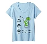 Photo Gallery humour official mojito taster funny drinking mojito maglietta con collo a v Photo Gallery humour official mojito taster funny drinking mojito maglietta con collo a v