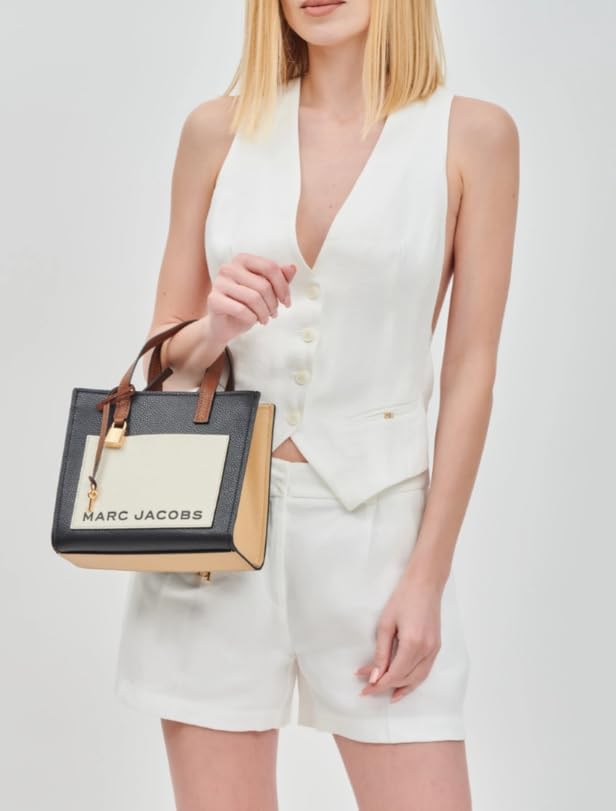 Marc Jacobs Mini Grind Tote Top Handle Small Black Multi - Image 2