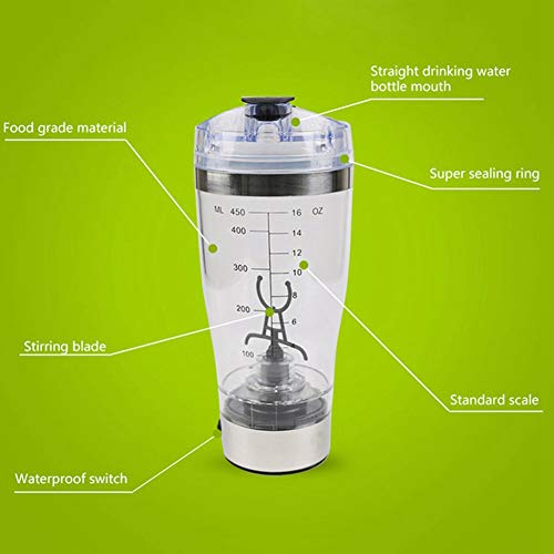 Mélangeur électrique de protéine USB tasse de mélangeur vortex 450 ML - 6