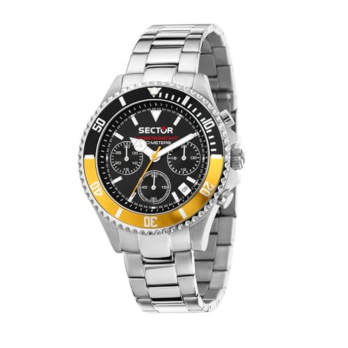 Sector No Limits Reloj Analógico para Hombre de Cuarzo con Correa en Acero Inoxidable 8056783168606 Sector No Limits Reloj Analógico para Hombre de Cuarzo con Correa en Acero Inoxidable 8056783168606