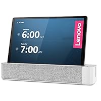 Lenovo Smart Tab M10 HD (2nd Gen) mit Amazon Alexa 25,7 cm (10,1 Zoll, 1280x800, HD, WideView, Touch) Android Tablet (OctaCore, 4GB RAM, 64GB eMCP, Wi-Fi, Android 10) silber + Smart Dock