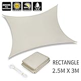 [REGALO PERFECTO PARA SU FAMILIA] - Nuestro parasol tienen una densidad de 200g HDPE (el mejor espesor), sin materiales reciclados. Es resistente al moho y a las manchas. No se destiñen. Fáciles de limpiar con agua. Protege de forma segura a su familia de los rayos dañinos del sol durante largos periodos de tiempo.