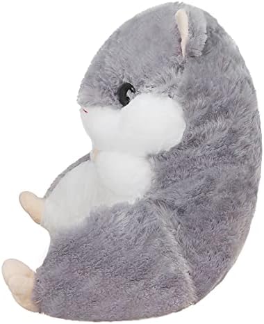 Comfy Plush Hamster Throw Pillow Bed/Sofa/Floor Backrest for Reading Gaming Watching TV Relieve Pain Lumbar Support Cushion Cute Chair Back Waist Pad for Young Women Girls Kids Sleep Relax Gifts