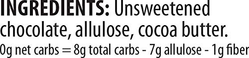 Sugar Free Mini Chocolate Chips Sweetened With Allulose (Keto, 0 Net Carbs, Great for Diabetics, No Artificial Sweeteners, No Sugar Alcohol, No Stevia, Gluten Free, Soy Free, Vegan, Non-GMO) (3 Pack) - Thumbnail 5