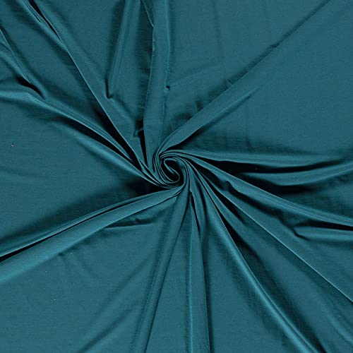 Bambus-Jersey-Koala-Nachhaltige Stoffe-kostoffe-150 cm breit-50 cm  Schritte-Meterware-Oekotex Standard 100 (Petrol-24) : Amazon.de: Kche,  Haushalt & Wohnen