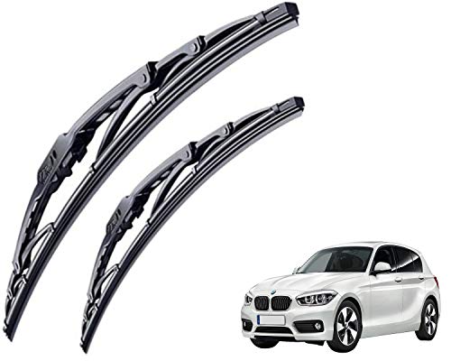 Image of WolkomHome High Performance OE Car Wiper Blade Replacement set of 2 Pc Right 24 inch Left 20 inch for BMW 1 Series
