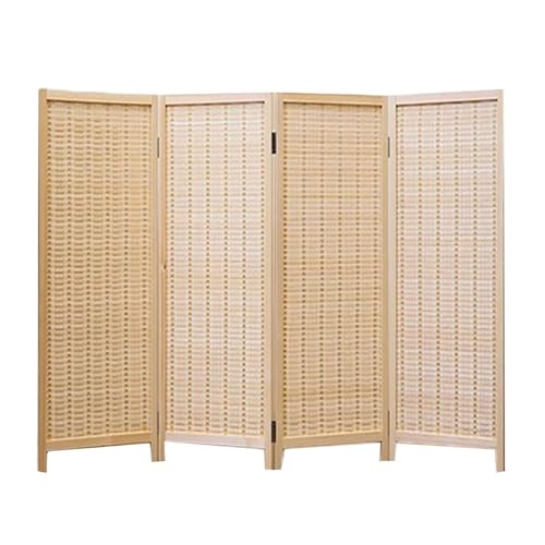 4ピースショートスクリーンパーティション、床置きプライバシースクリーン、折りたたみ式、リビングルーム、書斎に最適(Color-2,120x40cm-4 piece)
