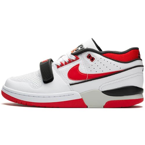 Nike Air Alpha Force 88 Men's Shoes (DZ4627-100, White/Black/Neutral Grey/University Red) Size 3.5