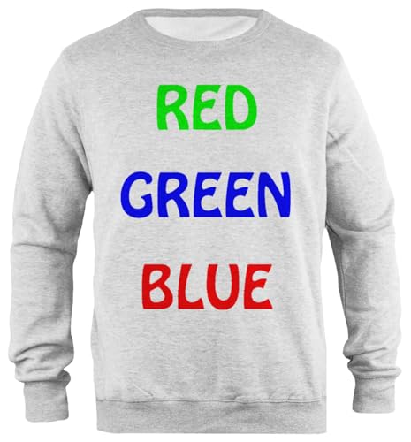 Sweat-shirt gris coupe simple drôle de contraire rvb le confort sans compromis