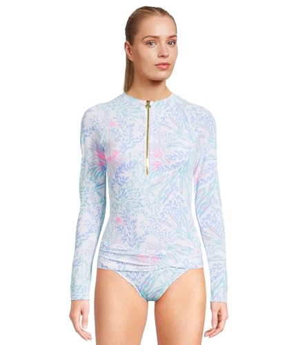 Lilly Pulitzer Women's Nayte Rashguard Top UPF 5