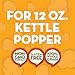 JOLLY TIME All in One Popcorn Kit, Portion Packets with Kernels, Oil and Salt for Movie Theater or Air Popper Machines (18 pack, 12oz Kettle)