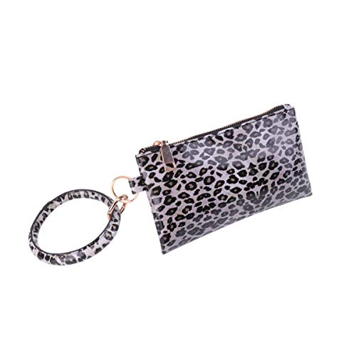 Preisvergleich Produktbild FENICAL Schwarzer Leopard Druck Brieftasche Multifunktionale Tragbare Geldbörse für Frauen (Schwarzer Leopard Druck)