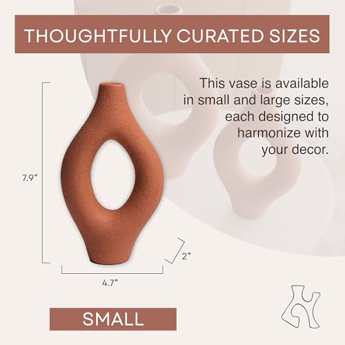 Villa Moda Emile Abstract Organic Decorative Modern Vase thumb #4