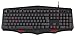 Produktbild Speedlink LAMIA Gaming Keyboard - Gaming Tastatur mit USB Anschluss - Höhenverstellbar - LED - 10 Zusatztasten - schwarz - ES Layout