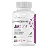 NatureGenX Just One Daily Methylated Multivitamin – Iron-Free with Methyl B12 & Methylfolate – Methylation Support for Men & Women – Vegan, Gluten-Free, Non-GMO – 60 Capsules (2-Month Supply)