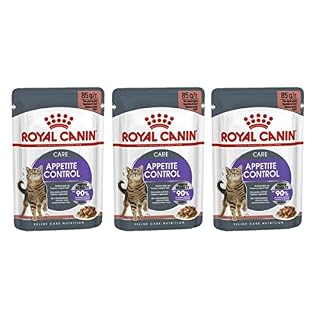 KIT Sachê Royal Canin Appetite Control Alimento Úmido para Gato 85g - 3 unidades