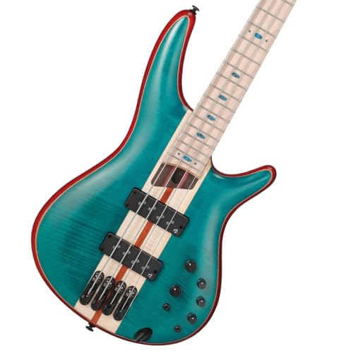 Ibanez SR Premium 4-string Electric Bass Guitar - Caribbean Green Low Gloss