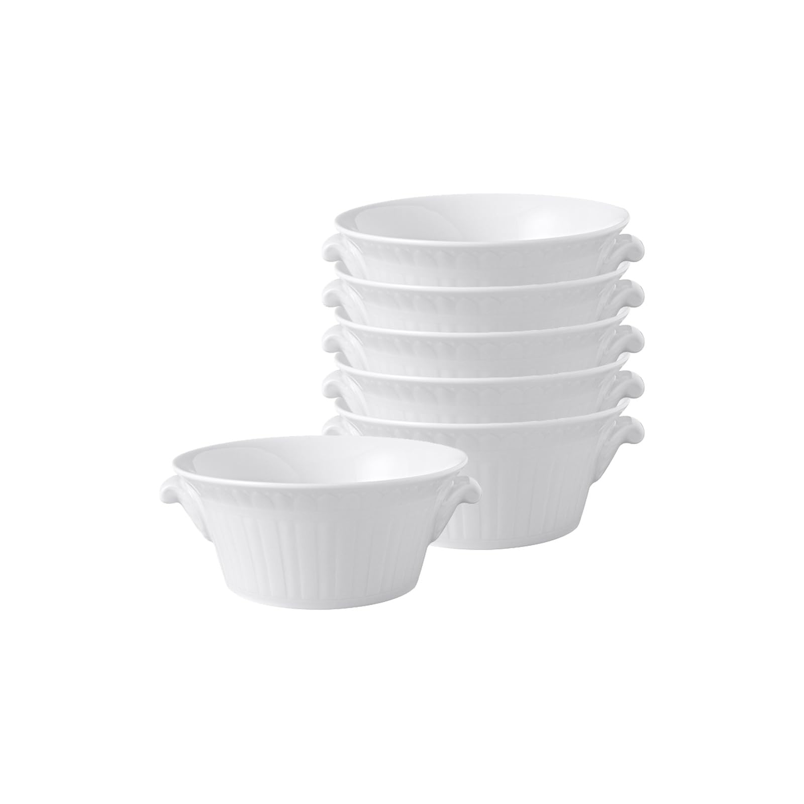 Villeroy & Boch Cellini 1046002510 EKM Living - Juego de Platos hondos (6 Unidades, Acero Inoxidable)