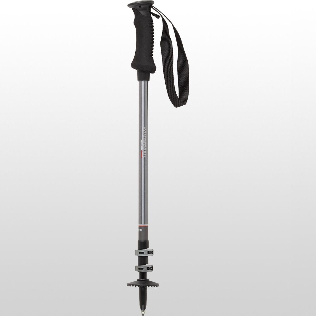 Komperdell Mountaineer PowerLoleck Foam Compact Trekking Pole, Black/Silver, 58-120cm