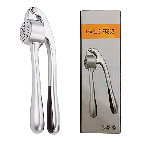 Foto von iheyfill Knoblauchpresse Knoblauchschneider, Garlic Press Häuslicher Knoblauch Crusher,Handlich & Leicht zu Reinigen