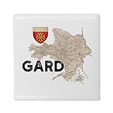 DÉCORATION UTILE : Joignez l'utile à l'agréable. En plus d'habiller votre frigo avec le design Gard 30 Département Nimes Carte Ancienne Occitanie, cet aimant est suffisamment puissant pour maintenir vos listes de courses, photos, cartes postales ou dessins d'enfants bien en vue.