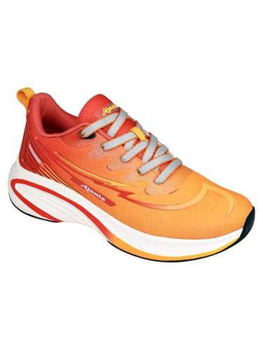 Image of AJANTA Men Premium Sports Shoes for Men | Lightweight Performance Running & Training Sneakers | Breathable Gym & Walking Shoes | Anti-Skid Cushioned Athletic Footwear for Outdoor & Daily Wear