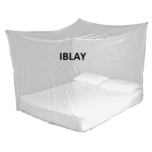 Image of Machardani Net Single Bed King Size - 3x6.5 Ft Mosquito Netting for Bed (White)