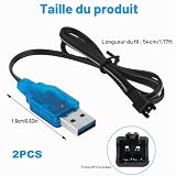 Unikeen chargeur USB 3,7 V prise SM-2P pour batterie lithium photo 2