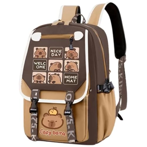 Sac à dos Capybara multi-compartiments pour ranger les livres - 2