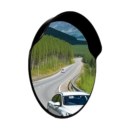 Espejo de carril convexo HD de 45cm para entradas de vehículos y tiendas