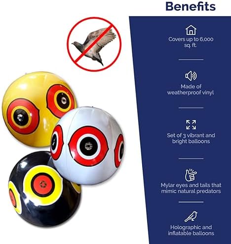 Bird-X SE-PAC Scare Eye Balloon, 3-Pack
