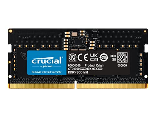 Crucial Accessori Pc E Portatili Marca Modello 8Gb Ddr5-4800 Tray Sodimm Cl40 (16Gbit)