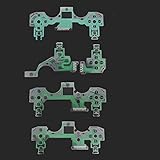 Compatible con mando PS4 Einuz Reemplazo del cable flexible del teclado de la película conductiva para PS4 Pro Slim Controller para la placa de circuito de cinta-10PCS (JDS-030)