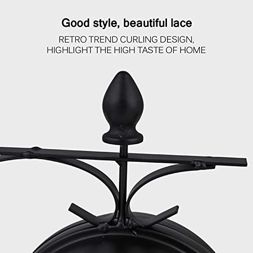 Horloge suspendue d'aspect antique silencieuse pour chambre