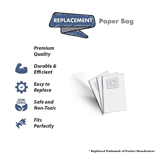 Replacement Part for Bissell Style 7 Vacuum Bags For Power Force Upright 3 Pk # Compare To Part 32120 - Thumbnail 2