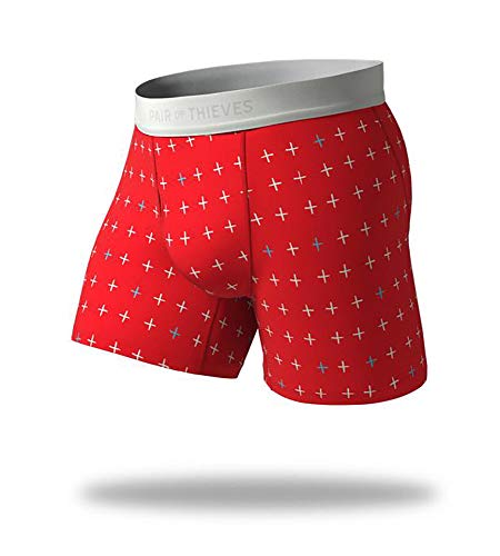 Pair of Thieves Super Fit Men's Boxer Briefs – Soft, Breathable, Quick-Dry Underwear with 4-Way Stretch (2 & 3 Pack)