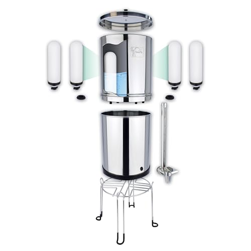 Filtre à eau à gravité NEWTON purificateur inox réservoir 12L