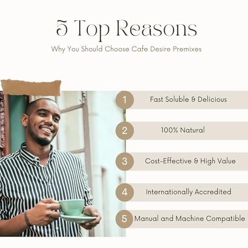 Image of Cafe Desire Instant Tea Premix (Lemon Tea) - 1 kg | Makes 80-100 Cups | Use Manually and Vending Machine Suitable - CD62