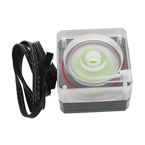 Yardenfun Kit de Refrigeración Líquida para PC con Bomba Pwm Alta Eficiencia bajo Ruido Resistente al Agua Compatible con CPU Fácil Instalación y Flujo Optimizado